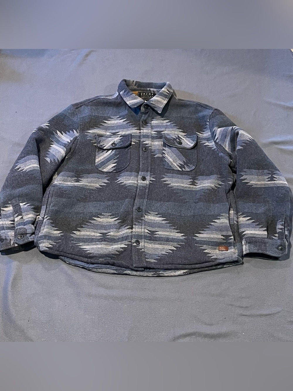 Jach’s New York Aztec print jacket mens XXL pre-owned condition